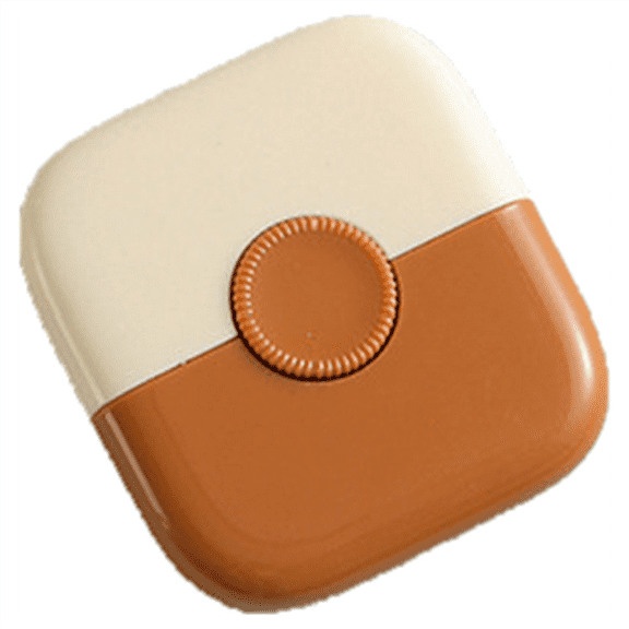 2-in-1 Hair Cutting Trimmer Barber Comb Bangs Hair Cutter Remover Home Mini Makeup Tools,Orange ABS Orange