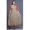 thumbnail image 2 of Bimba Printed IndianÂ&nbsp;KurtisÂ&nbsp;For Women Anarkali Dress Long Maxi Dress EthnicÂ&nbsp;Kurti, 2 of 5