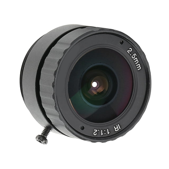 Lente fija, lente fija CCTV de 2,5 mm, lente CCTV, lente de cámara HD, rendimiento de alta gama