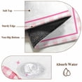 thumbnail image 6 of Rectangle Area Rugs 5 x 8 Ft, Pink Bowknot Non-Slip Residential Carpet, Shining Stars Vintage White Plaid Modern Indoor Crawling Mats Runner Rugs for Living Room/Dining Room/Bedroom, 6 of 8