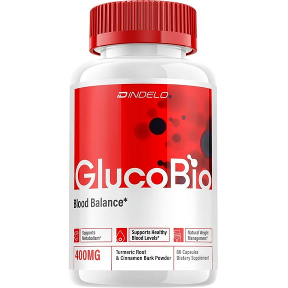 Gluco Bio Blood Support Capsules - GlucoBio Advanced Formula, 60 Capsules