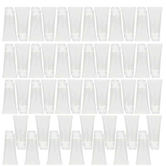Plastic Squeeze Bottles, Empty Squeeze Bottle 20Ml 50Pcs Cosmetic Packing Bottle For Toothpaste For Lotion For Cleanser For Shampoo