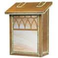 thumbnail image 1 of Americas Finest Lighting AF-3101-NV-HN Window 13 Verical Mailbox, Honey - New Verde, 1 of 1