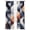 Navy Blue/Burnt Orange, variant on Navy Blue Burnt Orange Sheer Curtains 63 Inch Length 2 Panels Set, Geometric Retro Abstract Voile Window Treatment Rod Pocket Curtains Sheers Drapes for Bedroom/Living Room/Kitchen 52x"63"x2
