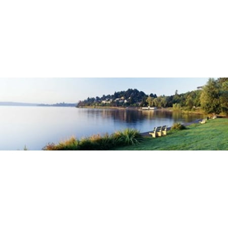 Lake Washington Mount Baker Park Seattle Washington State USA Poster (Best Lakes In Washington State)
