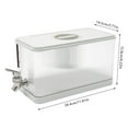 thumbnail image 5 of Dwellnix 2 Gallon Beverage Dispenser with Practical Faucet & Filter Screen, Perfect for Parties, BBQs, Outdoor Activities, and Homemade Drinks, 5 of 11