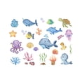 thumbnail image 5 of Pegatinas electrostáticas para ventanas de niños, pegatinas reutilizables para ventanas, pegatinas para ventanas, dormitorio infantil, baño, azulejos, peces, mar, 5 of 5
