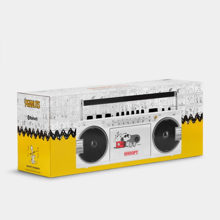 Peanuts Snoopy BX-85 Cassette Player Boombox - Walmart.com