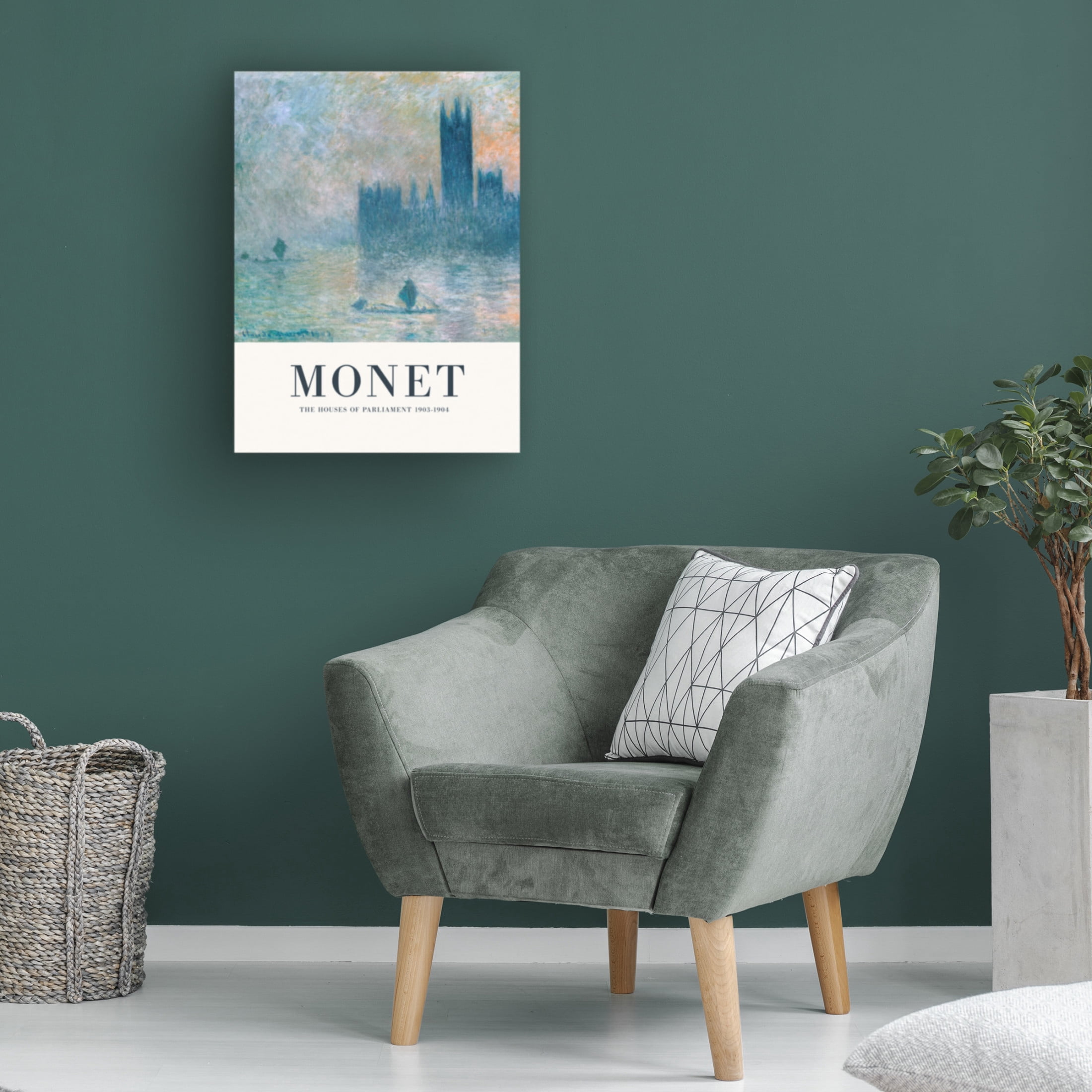 Trademark Fine Art Pictufy  The Houses of Parliament Canvas Wall Art