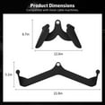 thumbnail image 6 of 2 Pcs LAT Pulldown Attachments, LAT Bar Cable Machine Attachments, Pull Down Bars, Multi-Purpose V-bar, Back Tricep Bar Strength Training Handles for Home, Gym, Neutral Pull Down Accessories, 6 of 7