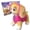 Pink, variant on Skye Bouncer Hopper for Toddlers – Plush Ride-On, Easy Pump, Indoor/Outdoor, Boosts Balance