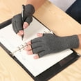 thumbnail image 3 of Guantes para artritis para mujeres y hombres: guantes de compresión antideslizantes para aliviar el dolor de artritis (gris) 647, 3 of 5