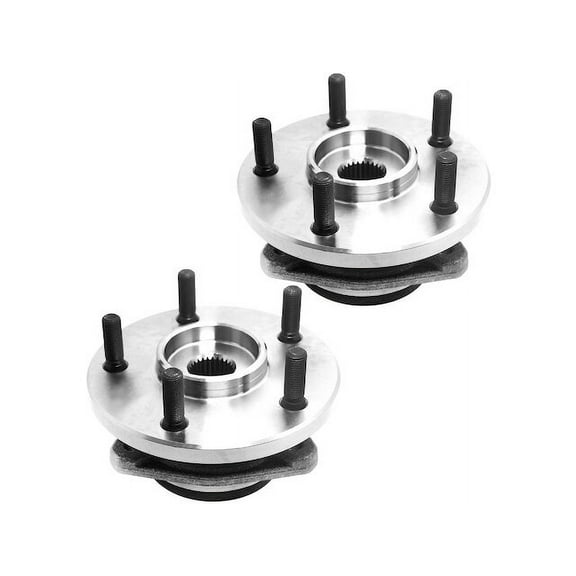 Front Wheel Hub Assembly Set - Compatible with 1999 - 2004 Jeep Grand Cherokee 2000 2001 2002 2003