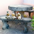 thumbnail image 5 of SDJMa Garden Statue Birds Decor - Resin Bird Sparrow with Jittery Legs, Resin Bird Sparrow, Fun Colorful Garden Plug Edge Chair Garden Decoration, Bird Toys, Bird Theme Decor for Garden, 5 of 9