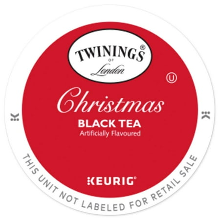 Twinings of London Winter Holiday Christmas Black, K-Cup Portion Pack for Keurig Brewers (48 Count)