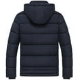 thumbnail image 2 of GGleaf Men's Winter Coat Warm Hooded Puffer Jacket Thicken Quilted Jacket Navy XX-Large, 2 of 6