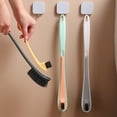 thumbnail image 4 of Ficarrico Paquete de 2 escobilla de inodoro curvada sin soporte para baño – Escobilla de inodoro duradera debajo del borde cepillos de limpieza para el hogar, 4 of 5