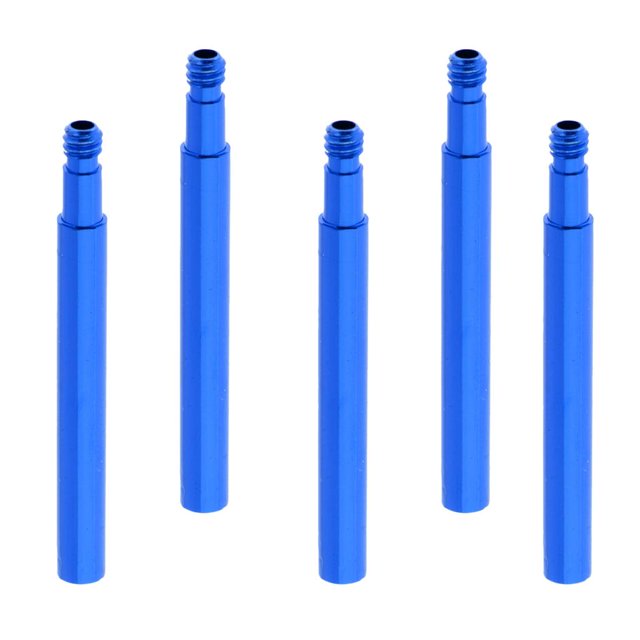 Extensor Tubular kusrkot de Válvula Presta 5 piezas 50mm para bicicleta