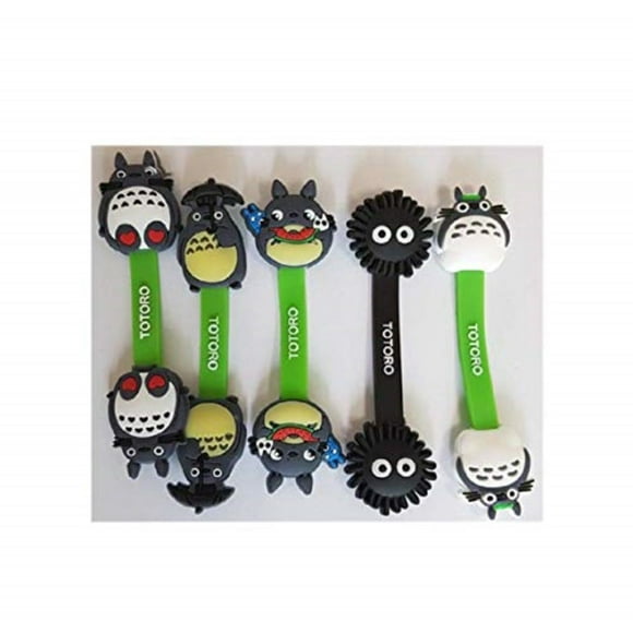 Efnine Cute Character Cord Organizer Headset Headphone Earphone Wrap Winder/Cord Manager/Cable Winder (Totoro)