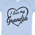 thumbnail image 4 of Inktastic I Love My Grandpa in Black Chalk Heart Boys or Girls Baby Bodysuit, 4 of 5