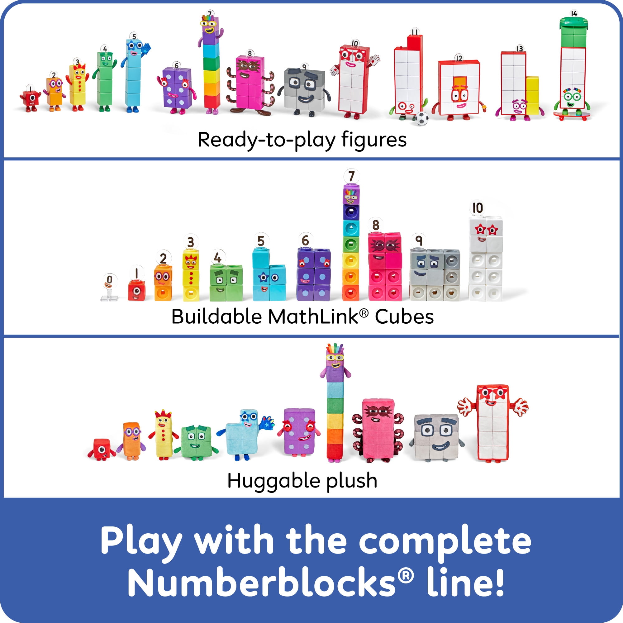 hand2mind Numberblocks Friends Seventeen and Eighteen Pack