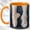 Orange, variant on Ballet Shoe Coffee Mug, High Top Sneaker Mug, Ceramic 11 oz