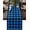 Blue Black, variant on Buffalo Plaid Table Runner Party Supplies Fabric Decorations for Wedding Birthday Baby Shower 13.8x90inch Orange Blue Checkered Check Pattern Nordic Grid