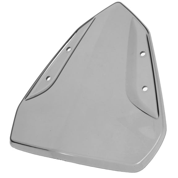 UPKOCH Universal Motorcycle Windshield Enhanced Visibility Plastic Black 1Pack
