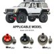 thumbnail image 3 of Engranaje diferencial duradero Bewildely RCGOFFLOW aleación de aluminio 1/10 AXIAL SCX10 RC accesorios de Kits de construcción modelo Rojo, 3 of 6