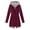 A2_Wine#11, variant on FAVIPT Rain Jacket for Women Lightweight Long Hooded Raincoat Waterproof Outdoor Travel Hiking Windbreaker Trench Coats Purple 3XL