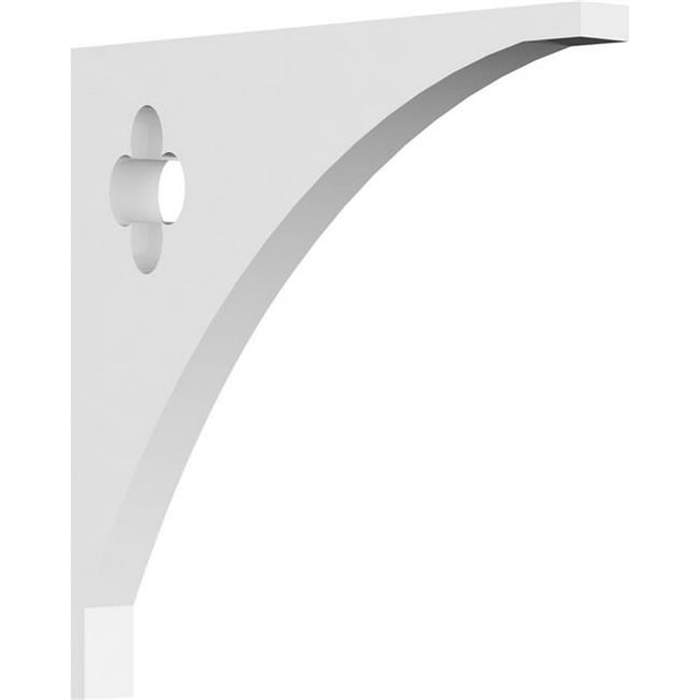 Ekena Millwork BKTP01X06X06TU Support de Tourneur - 0,62 x 6 x 6 Po.