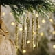 thumbnail image 3 of Liquidación de Black Friday! Sonbest - Adornos de carámbanos para colgar transparentes para árbol navideño o decoración de bodas de 6/8 pulgadas, decoración de fiesta de invierno DIY, rojo Scienceny  SH1104-172, 3 of 7