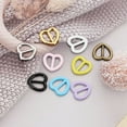 thumbnail image 6 of 10/20pcs High Quality 9 Colors Mini Ultra-small Doll Bags Accessories Heart Shape Buckle Diy Dolls Buckles Belt Buttons WHITE 10PCS, 6 of 8