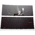 thumbnail image 1 of Clavier RU/US pour MSI GF63/GF63 8RD/GF63 8RC PS63 P65 PS42 GS65 8RE/GS65 8RF/GS65 GS65VR MS-16Q1/Q2/Q3/Q4 S1-01/02/03/04 RU Rétroéclairage Rouge, 1 of 6