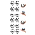 thumbnail image 1 of jesticaly 6 Pcs Pièces de Rechange en Acier Inoxydable Boules de Roulement Bijoux 2Ensemble, 1 of 6