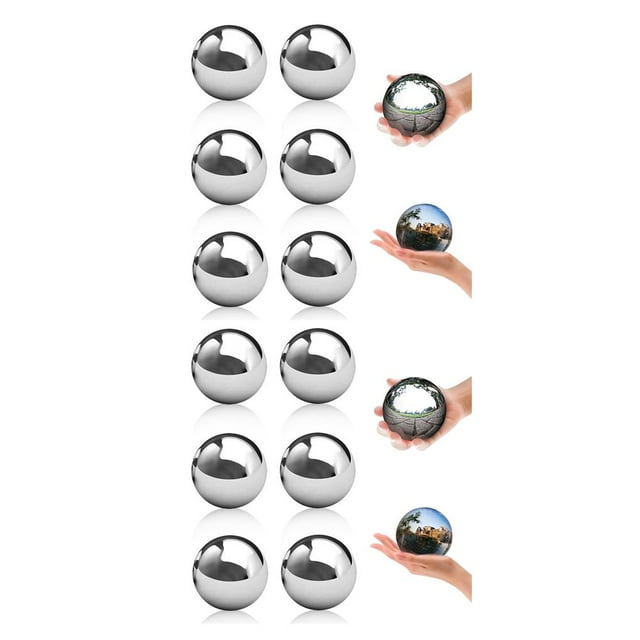 jesticaly 6 Pcs Pièces de Rechange en Acier Inoxydable Boules de Roulement Bijoux 2Ensemble