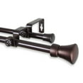 thumbnail image 4 of Cedar 13/16" Double Curtain Rod-Color:Satin Nickel,Size:120-170", 4 of 4