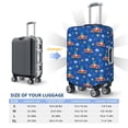 thumbnail image 4 of Yiaed Dinosaur Driving Print Travel Luggage Cover Suitcase Protector Fits 18-32 Inch Luggage Wheel Covers Patterned Elastic Luggage Anti-scratch（No luggage）-, 4 of 5