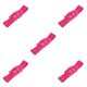thumbnail image 3 of Sonducket Cinturón de mujer, accesorio de decoración de ropa, correas de cintura elegantes, cinturones elásticos en forma de rosa para niña para Rosa roja 5piezas Sonducket CBP256579, 3 of 5