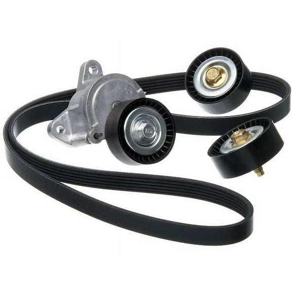 Serpentine Belt Drive Component Kit - Compatible with 2008 - 2017 Jeep Compass 2009 2010 2011 2012 2013 2014 2015 2016