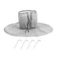 thumbnail image 2 of S SERENABLE Protecteur de Palmier Facile à Installer Protection des Plantes par Temps Froid Gris, 2 of 9