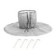 thumbnail image 4 of Protector de raíces de árboles de invierno, cubierta anticongelante para raíces de árboles, lámina de aluminio, protección contra heladas, versátil Gris, 4 of 9