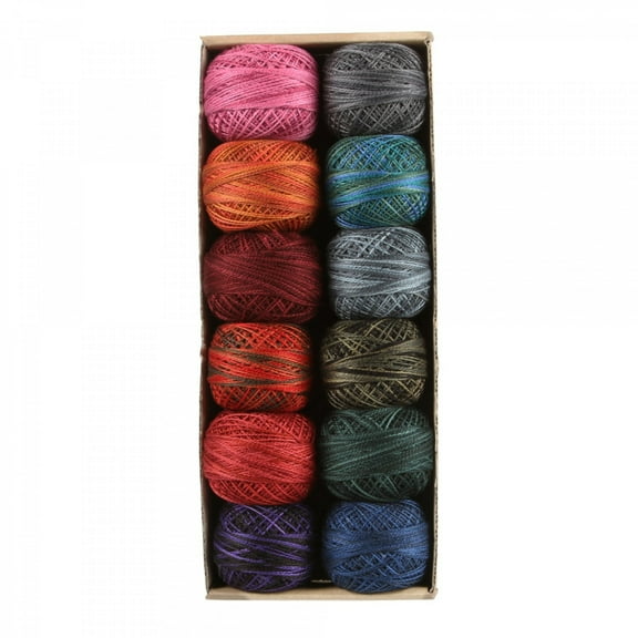 Valdani Pearl Cotton Ball Size 12 109yd Mystic Twilight