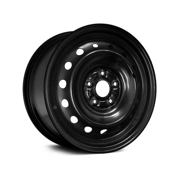 Steel Wheel Black 16 x 6.5 Inch 5 Lug 15 Hole 114mm Bolt
