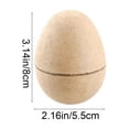 thumbnail image 4 of HWRETIE Easter Egg DIY Decoration Set Paper Pulp Craft Kit with Paint, 4 of 9