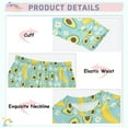 thumbnail image 4 of joogoo Avocado Banana Floral 2 Piece Long Sleeve Tee and Pants Cotton Pajama Set 4T, 4 of 7