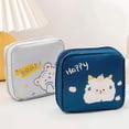 thumbnail image 4 of Cxd-Cartoon Sanitary Napkin Storage Bag Cute Girl Large Capacity Convenient Menstrual Small Bag Sanitary Napkin Storage Bag, 4 of 6
