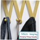 thumbnail image 5 of Natural Wood Coat Rack Wall Mounted Expandable Accordion Peg Hanger Hat Closet Hook Expanding Door, 5 of 5