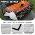 thumbnail image 5 of Yuyamidu Spider Golf Cart Seat Covers Cobweb Golfcart Seat Cover with Pockets Universal Golf Cart Seat Towel Blanket Halloween Club Car Cushion Covers Accessories, 5 of 7