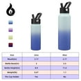 thumbnail image 5 of BJPKPK Insulated Water Bottles with Straw Lid, 40oz Cold & Hot Water Bottle, Stainless Steel Metal Water Bottle with 3 Lids, Reusable Thermos, Cups, Mugs for Daily Water Intake-Sky, 5 of 7